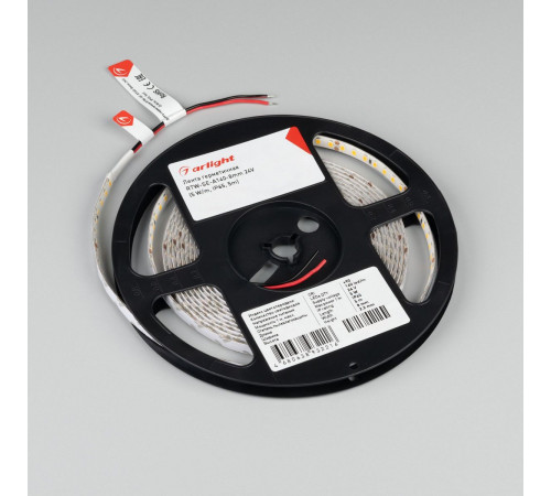 Светодиодная герметичная лента Arlight RTW-SE-A140-8mm 24V Day4000 (5 W/m, IP65, 5m) 057515