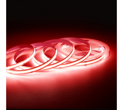 Светодиодная лента Apeyron 3м, 24В, 14Вт/м, COB, 512д/м, IP20 Красный 209ОО