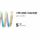 Светодиодная лента Apeyron 24В COB 15Вт/м 4000К 10м IP20 00-484