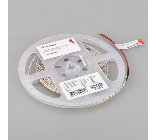 Светодиодная лента Arlight RT-A160-5mm 24V White6000 (15 W/m, IP20, 5m) (CRI>95) 037810(1)