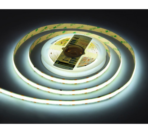 Светодиодная лента Ambrella Light Illumination COB 616Led/19W m/ 24V IP20 6500K/ 5m*12mm*2mm (2 конт.) GS4803