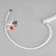 Светодиодная лента герметичная Arlight MOONLIGHT-PRO-SIDE-X360-12x17mm 24V RGB (12 W/m, IP67, 10m, wire x2) (Вывод боковой) 055317