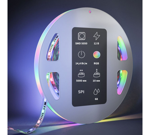 Светодиодная лента Maytoni Led Strip 12В 5050 14,4Вт/м RGB 5м IP68 201245 Светодиодная лента Maytoni Led Strip 12В 5050 14,4Вт/м RGB 5м IP68 201245