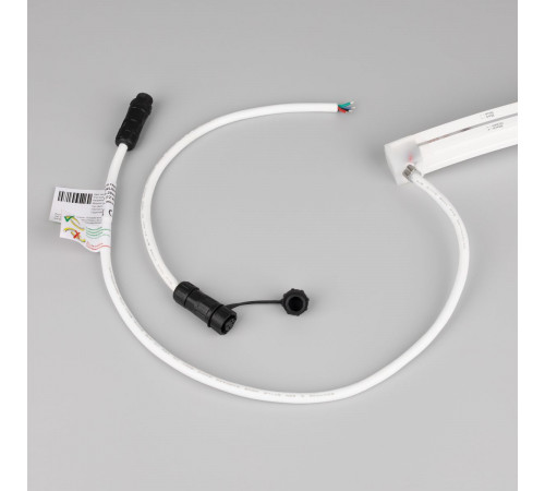 Светодиодная лента герметичная Arlight MOONLIGHT-PRO-TOP-X360-20x20mm 24V RGB (12 W/m, IP67, 10m, wire x2) (Вывод боковой) 054984