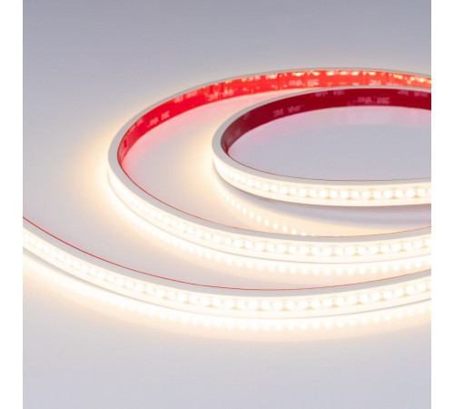 Светодиодная лента герметичная Arlight RTW-PS-A180-12mm 48V Warm3000-CX2 (19 W/m, IP67, 10m) (CRI>90) 063804