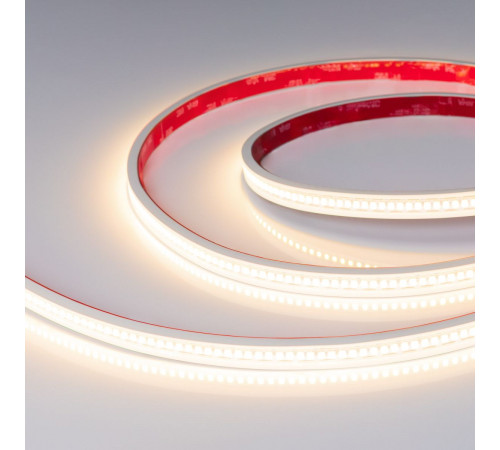 Светодиодная лента герметичная Arlight RTW-PS-A240-12mm 48V Warm3000-CX2 (23 W/m, IP67, 10m) (CRI>90) 063816