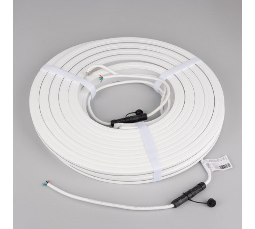 Светодиодная лента герметичная Arlight MOONLIGHT-PRO-TOP-X360-20x20mm 24V RGB (12 W/m, IP67, 10m, wire x2) (Вывод боковой) 054984