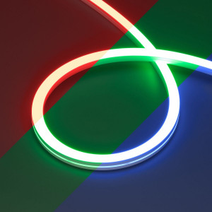 Светодиодная лента герметичная Arlight MOONLIGHT-PRO-SIDE-X360-16x16mm 24V RGB (12 W/m, IP67, 10m, wire x2) (Вывод боковой) 054958