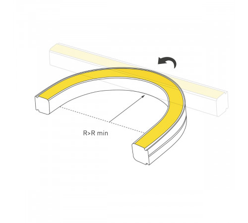 Светодиодная лента герметичная Arlight WAVE-SIDE-DOUBLE-A120-16x15mm 24V White6000 (15 W/m, IP67, 5m, wire x1) (Вывод боковой) 059720