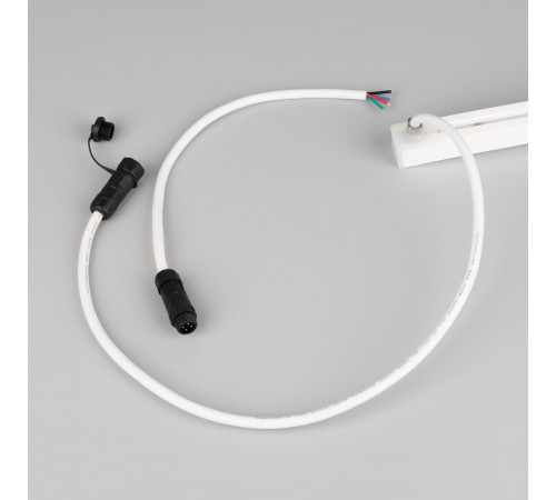 Светодиодная лента герметичная Arlight MOONLIGHT-PRO-SIDE-X360-20x20mm 24V RGB (12 W/m, IP67, 10m, wire x2) (Вывод боковой) 054983