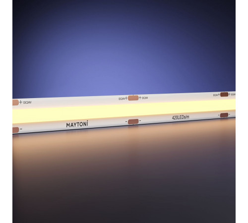 Светодиодная лента Maytoni Led Strip 24В COB 9,6Вт/м 2700К 10м IP 20 201303