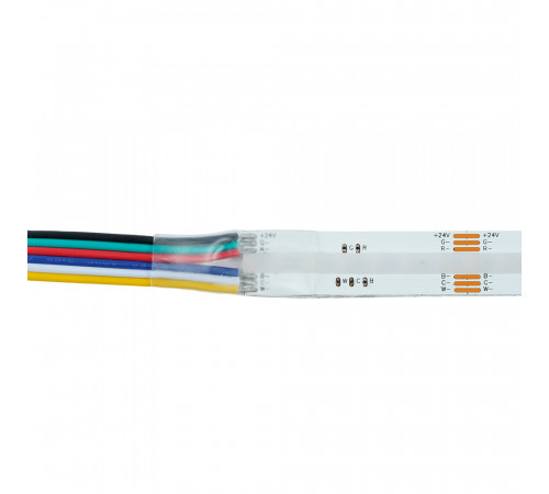 Лента светодиодная 24V Feron LS538, 840*COB, 22W/m, IP20, RGB+2300К+6500K 53337