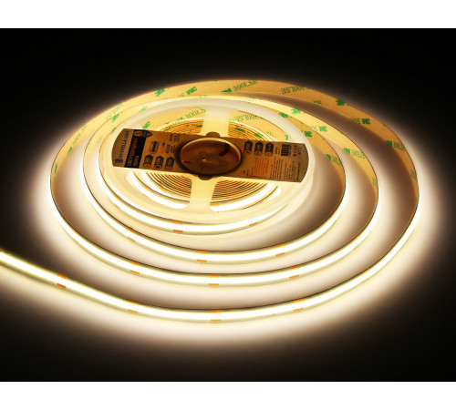 Светодиодная лента Ambrella Light Illumination COB 528Led/14W m/ 24V IP20 4500K/ 5m*10mm*2mm (2 конт.) GS4752