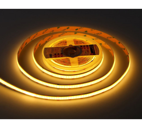 Светодиодная лента Ambrella Light Illumination COB 616Led/19W m/ 24V IP20 3000K/ 5m*12mm*2mm (2 конт.) GS4801