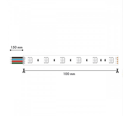 Светодиодная лента Favourite 24В SMD2835RGB 27Вт/м 4000K 5м IP20 2001-82720 Светодиодная лента Favourite 24В SMD2835RGB 27Вт/м 4000K 5м IP20 2001-82720