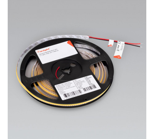 Светодиодная лента Arlight COB-X544-8mm 24V Warm3500 (11 W/m, IP20, 5m, FreeСut) (Свободная резка) 043415(1)