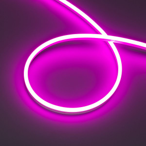 Светодиодная лента герметичная Arlight HALO-SIDE-A168-6x13mm 24V Pink (10 W/m, IP67, 2835, 5m) (Силикон) 061562