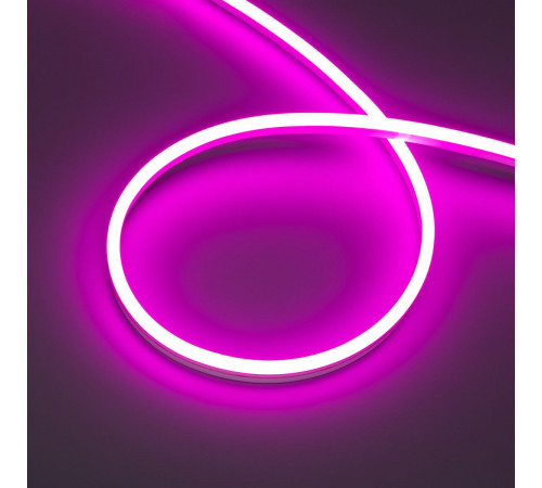 Светодиодная лента герметичная Arlight HALO-SIDE-A168-6x13mm 24V Pink (10 W/m, IP67, 2835, 5m) (Силикон) 061562