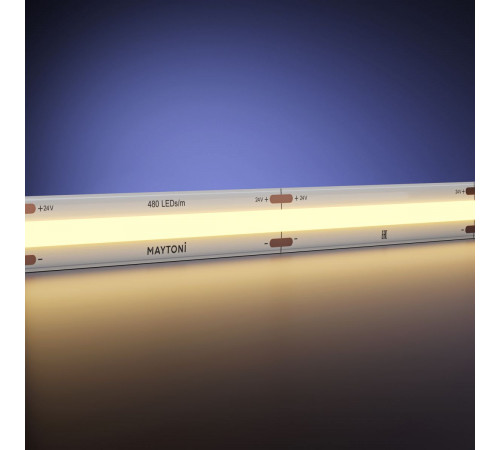 Светодиодная лента Maytoni Ultra 24В COB 15Вт/м 2700K 5м IP20 201223 Светодиодная лента Maytoni Ultra 24В COB 15Вт/м 2700K 5м IP20 201223