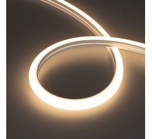 Светодиодная лента герметичная Arlight MOONLIGHT-PRO-TOP-X320-16x15mm 48V Warm3000 (10 W/m, IP65, 30m, wire x2) (Силикон) 061062