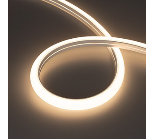 Светодиодная лента герметичная Arlight MOONLIGHT-PRO-TOP-X320-16x15mm 48V Warm3000 (10 W/m, IP65, 30m, wire x2) (Силикон) 061062