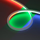 Светодиодная лента герметичная Arlight MOONLIGHT-PRO-TOP-X360-16x16mm 24V RGB (12 W/m, IP67, 10m, wire x2) (Вывод боковой) 054975