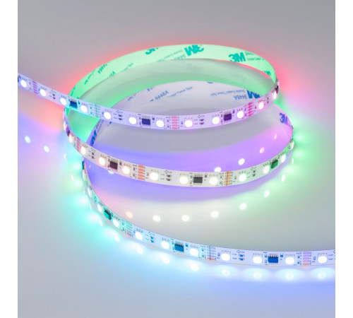 Светодиодная лента Arlight DMX-B60-10mm 12V RGB-PX3 (14 W/m, IP20, 5m)  039174(1)