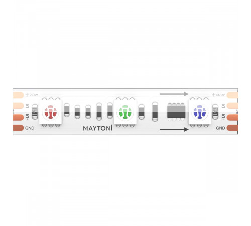 Светодиодная лента Maytoni Led Strip 12В 5050 14,4Вт/м RGB 5м IP68 201245 Светодиодная лента Maytoni Led Strip 12В 5050 14,4Вт/м RGB 5м IP68 201245