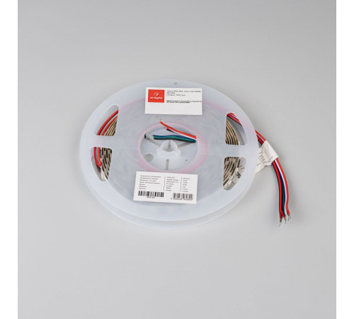 Светодиодная лента Arlight DMX-B60-12mm 24V RGBW-MIX-PX6 (15 W/m, IP20, 5m) 065140