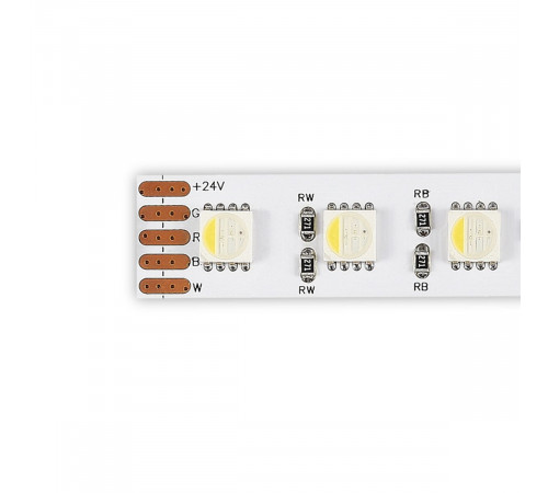 Светодиодная лента ST Luce 24В 18Вт/м 3000К 5м IP20 ST5005.318.20RGBW.1