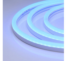 Светодиодная герметичная лента Arlight WAVE-SIDE-A120-12x25mm 230V Blue (12 W/m, IP67, 50m, wire x2) 051946
