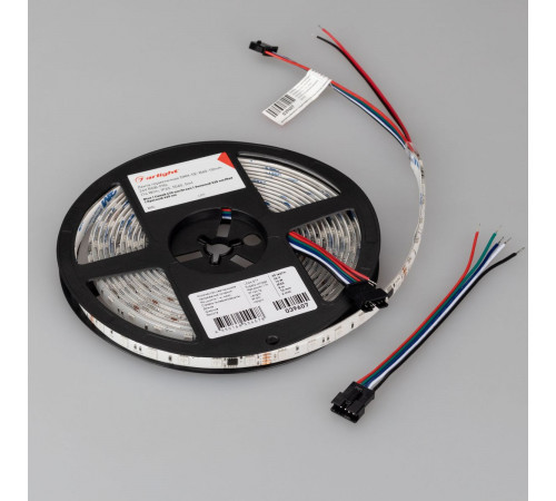 Светодиодная лента герметичная Arlight DMX-SE-B60-10mm 24V RGB-PX6 (14 W/m, IP65, 5m) 039607(1)