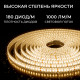 Светодиодная лента Apeyron 24В, 12 Вт/м, 1000 лм/м, 3000К, smd2835, 180 д/м, IP65, 5м 00-447