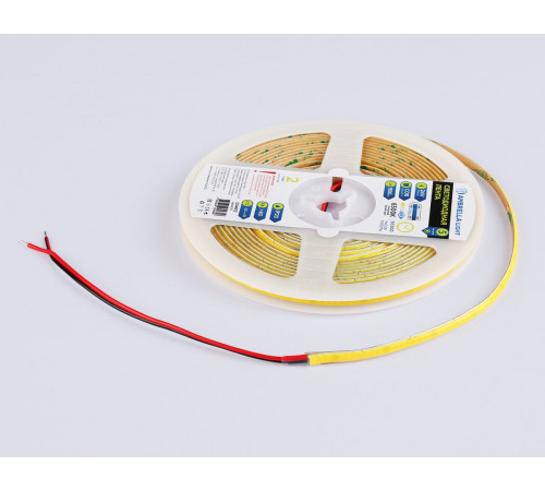 Светодиодная лента Ambrella Light Illumination COB 400Led/10W m/ 24V IP20 6500K/ 5m*5mm*2.1mm (2 конт.) GS4613