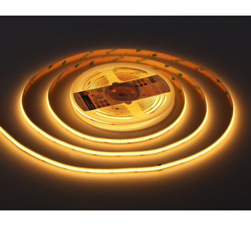 Светодиодная лента Ambrella Light Illumination COB 608Led/ 12W m/ 24V IP20 CCT 3000-6500K/ 5m*8mm*2.2mm (3 конт.) GS4901