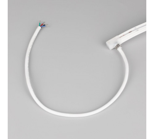 Светодиодная лента герметичная Arlight MOONLIGHT-PRO-TOP-X360-13x12mm 24V RGB (12 W/m, IP67, 10m, wire x2) (Вывод боковой) 055310