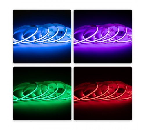 Светодиодная лента Apeyron 24В COB 14Вт/м RGB 5м IP20 00-493