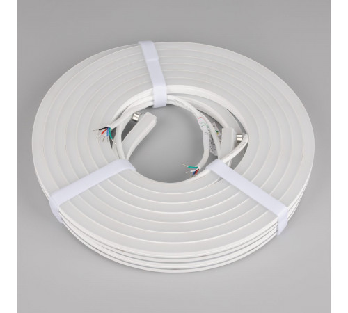 Светодиодная лента герметичная Arlight MOONLIGHT-PRO-SIDE-X336-12x17mm 24V RGBW-Day (12 W/m, IP67, 10m, wire x2) (Вывод боковой) 055318
