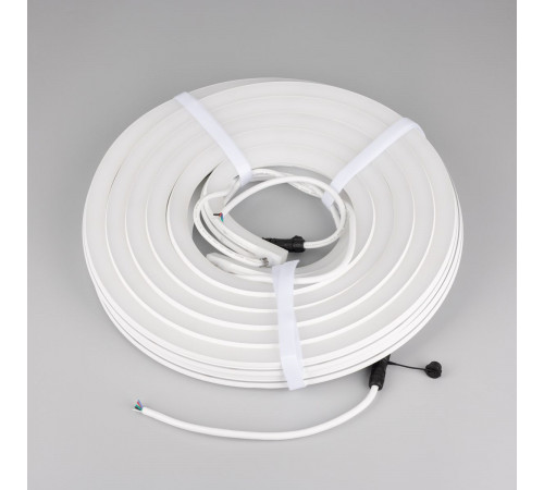 Светодиодная лента герметичная Arlight MOONLIGHT-PRO-SIDE-X336-20x20mm 24V RGBW-Day (12 W/m, IP67, 10m, wire x2) (Вывод боковой) 054985