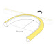 Светодиодная лента герметичная Arlight MOONLIGHT-PRO-TOP-X320-16x15mm 48V White6000 (10 W/m, IP65, 30m, wire x2) (Силикон) 061063