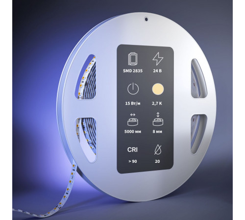 Светодиодная лента Maytoni Led Strip 24В 2835 15Вт/м 2700К 5м IP 20 201323