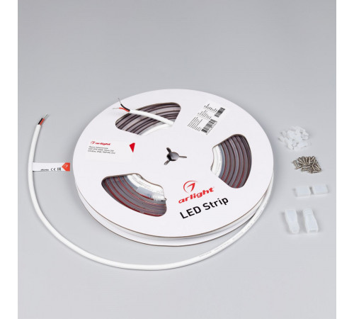 Светодиодная лента Arlight герметичная CSP-PFS-X320-10mm 24V Warm2400 (10 W/m, IP68, TWP100, 5m) 060277