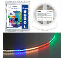 Светодиодная лента Feron LS537 784SMD(2110) 19Вт/м 24V RGB+4000К IP20 53334