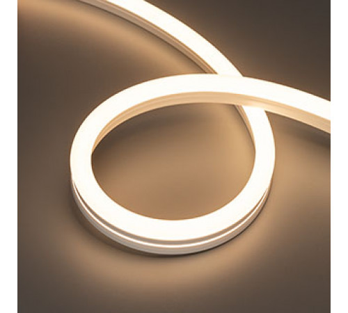 Светодиодная лента герметичная Arlight MOONLIGHT-PRO-SIDE-X320-12x24mm 48V Warm3000 (10 W/m, IP67, 30m, wire x2) (Вывод боковой) 061059