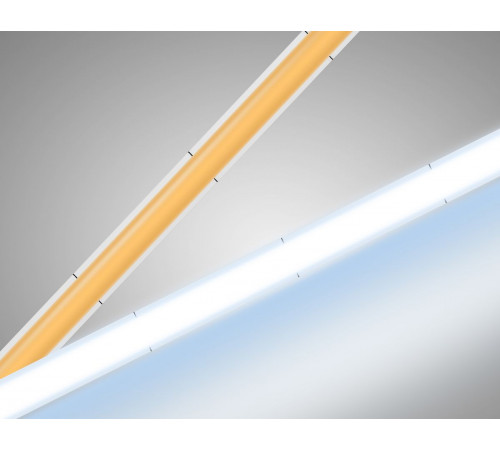 Светодиодная лента Ambrella Light Illumination COB 400Led/10W m/ 24V IP20 6500K/ 5m*5mm*2.1mm (2 конт.) GS4613