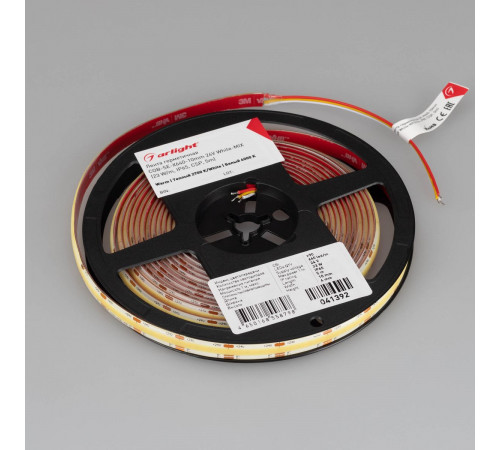 Светодиодная лента герметичная Arlight CSP-SE-X640-10mm 24V White-MIX (23 W/m, IP65, 5m) (Изменяемая ЦТ) 041392(1)