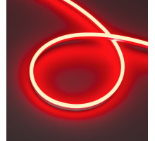 Светодиодная лента герметичная Arlight HALO-SIDE-A168-6x13mm 24V Red (10 W/m, IP67, 2835, 5m) (Силикон) 061569