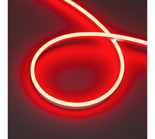 Светодиодная лента герметичная Arlight HALO-SIDE-A168-6x13mm 24V Red (10 W/m, IP67, 2835, 5m) (Силикон) 061569