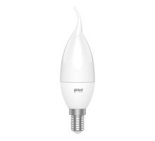 Лампа светодиодная Gauss E14 5,5W 4100К свеча на ветру матовая 1034126