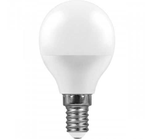 Лампа светодиодная Feron E14 7W 2700K Свеча на ветру Матовая LB-97 25760